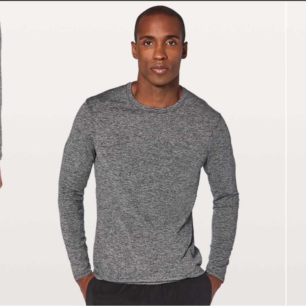Lululemon Drysense Mesh Long Sleeve
Heathered Black